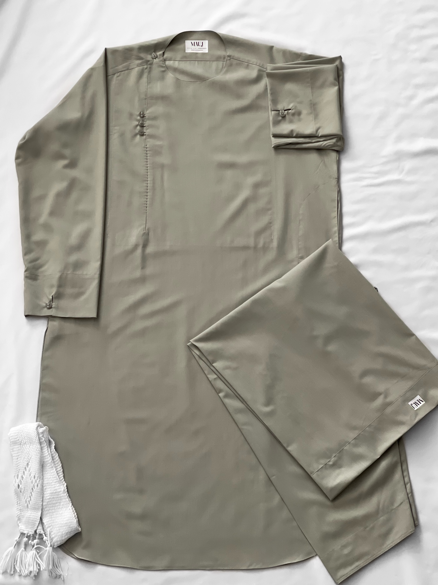 Qasemi Button Up Suit | Afghan Peran Tumban