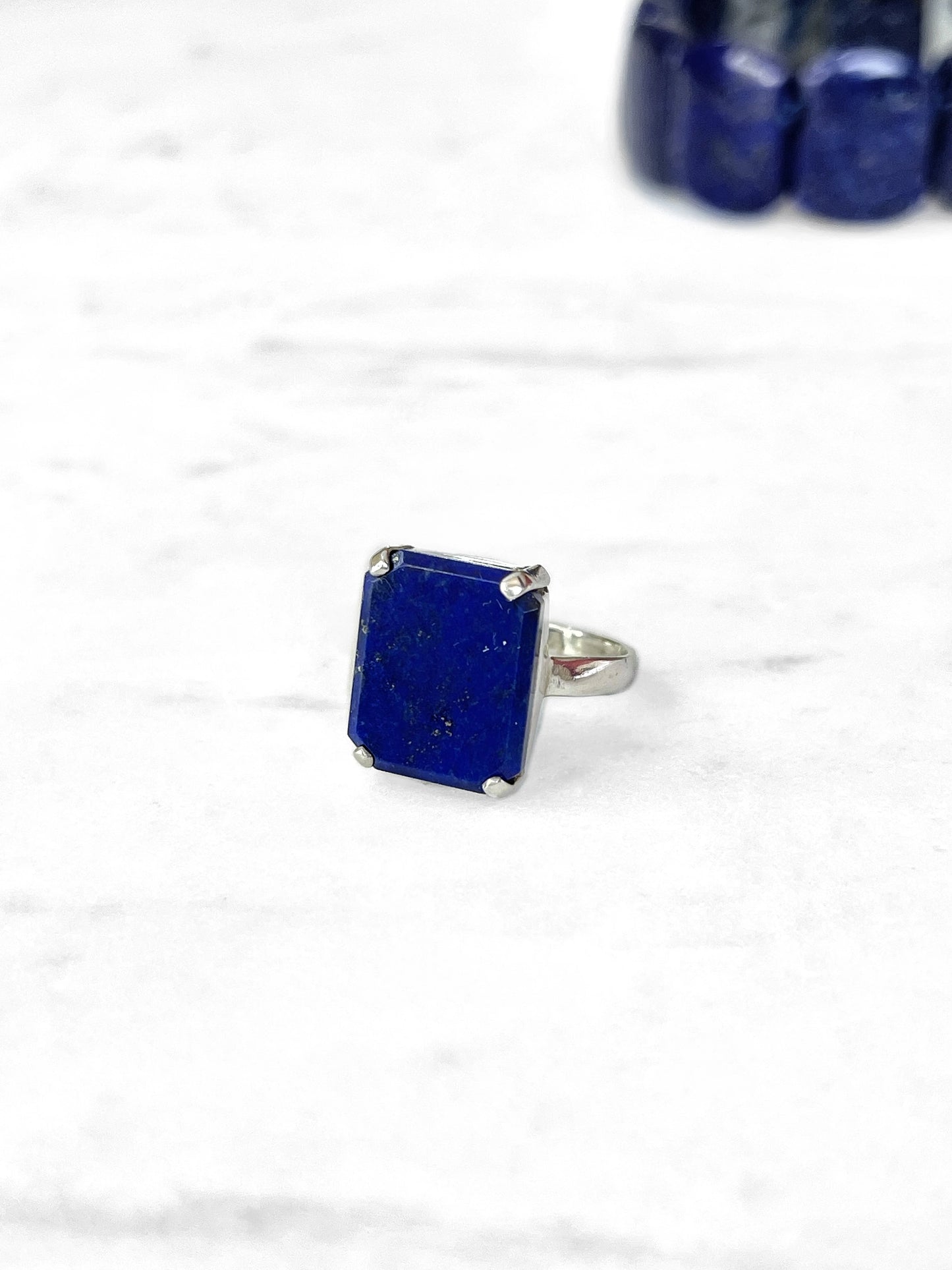 Darya Lapis Silver Ring