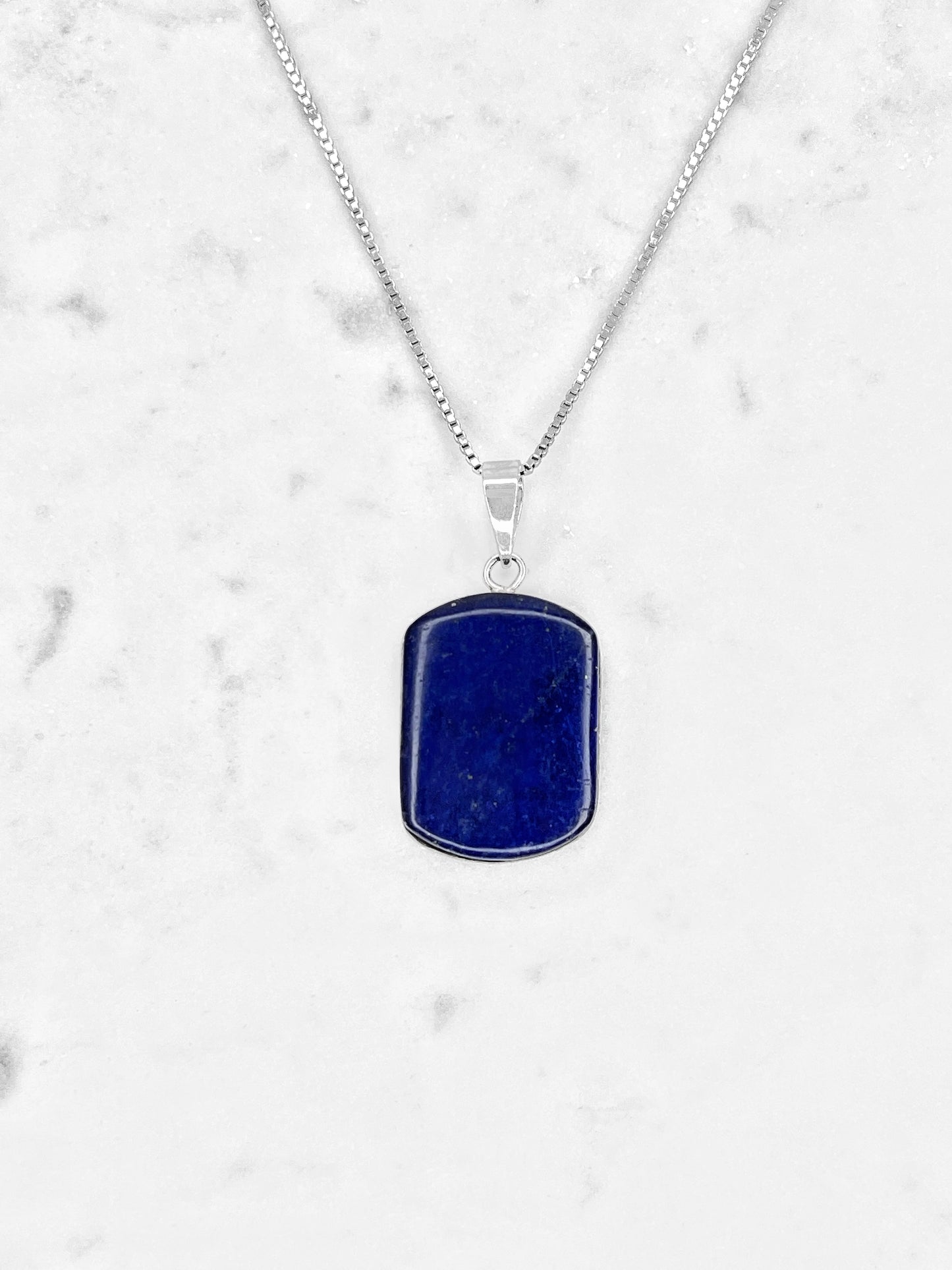 Darya Lapis Silver Pendant